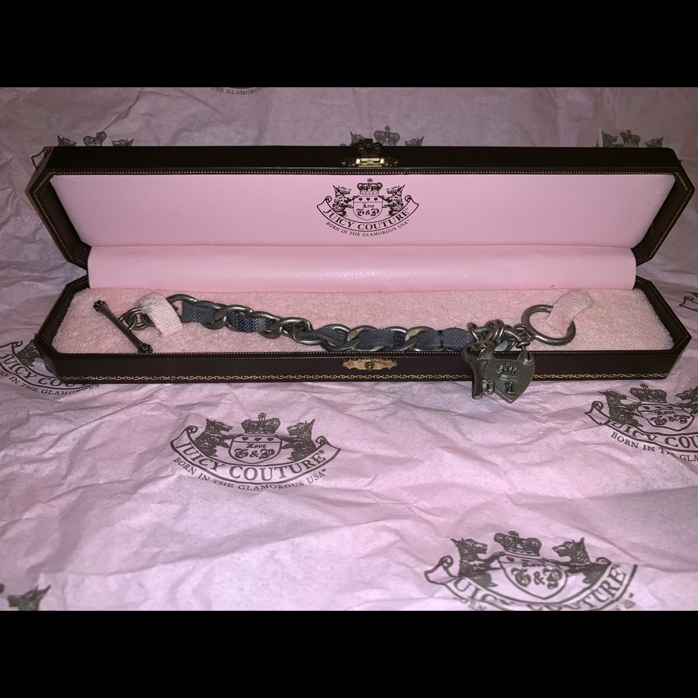 Juicy Couture Plaid Toggle Bracelet